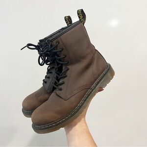 Doc Dr Martens 1460 FAUX FUR LINED LACE UP BOOTS